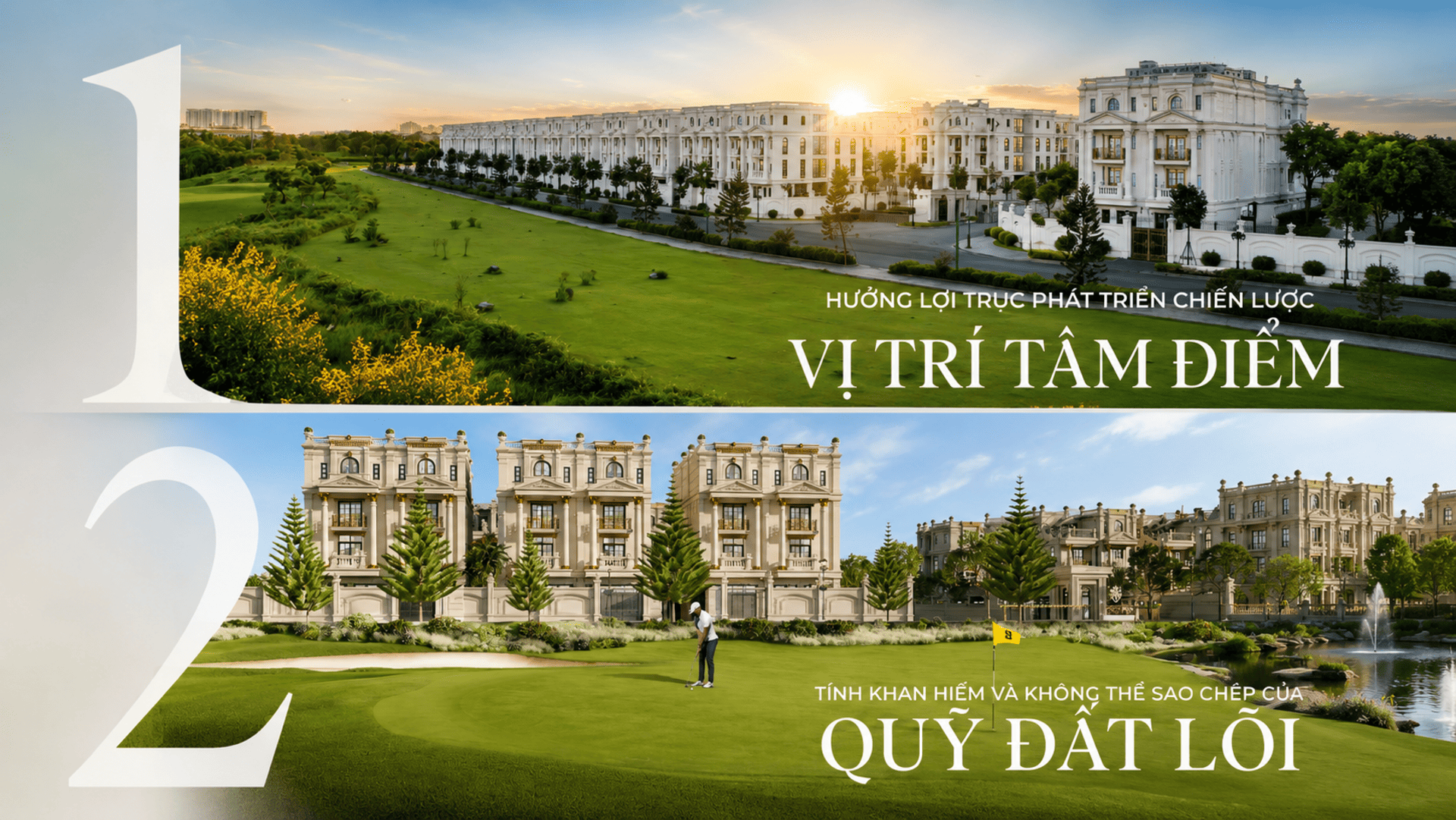 Long Bien Golf Villas sở hữu vị trí lõi thủ đô độc bản không thể sao chép, tâm điểm vàng kết nối mọi giá trị phồn hoa.